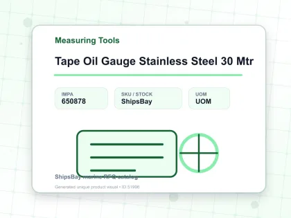 Tape Oil Gauge Stainless Steel 30 Mtr - Measuring Tools - IMPA 650878