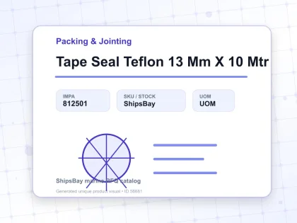 Tape Seal Teflon 13 Mm X 10 Mtr - Packing & Jointing - IMPA 812501