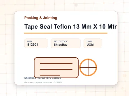 Tape Seal Teflon 13 Mm X 10 Mtr - Packing & Jointing - IMPA 812501
