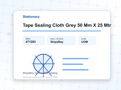 Tape Sealing Cloth Grey 50 Mm X 25 Mtr - Stationery - IMPA 471283