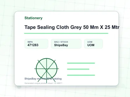 Tape Sealing Cloth Grey 50 Mm X 25 Mtr - Stationery - IMPA 471283