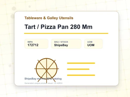 Tart / Pizza Pan 280 Mm - Tableware & Galley Utensils - IMPA 172712