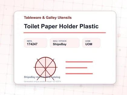 Toilet Paper Holder Plastic - Tableware & Galley Utensils - IMPA 174247