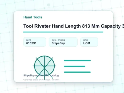 Tool Riveter Hand Length 813 Mm Capacity 3.6 – 6.4 Mm - Hand Tools - IMPA 615231