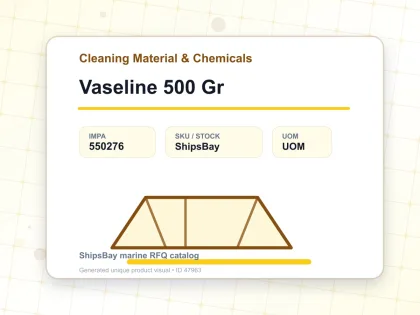 Vaseline 500 Gr - Cleaning Material & Chemicals - IMPA 550276