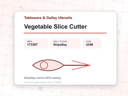 Vegetable Slice Cutter - Tableware & Galley Utensils - IMPA 173367