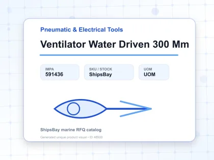 Ventilator Water Driven 300 Mm - Pneumatic & Electrical Tools - IMPA 591436