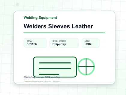 Welders Sleeves Leather - Welding Equipment - IMPA 851166