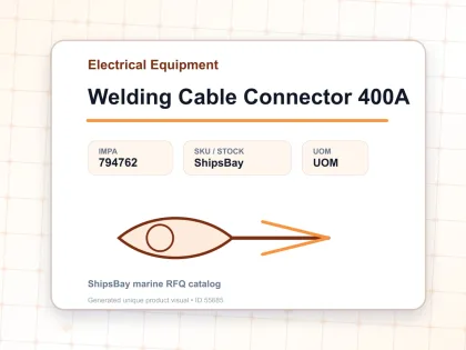 Welding Cable Connector 400A - Electrical Equipment - IMPA 794762