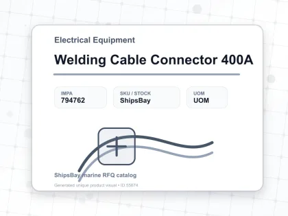 Welding Cable Connector 400A - Electrical Equipment - IMPA 794762