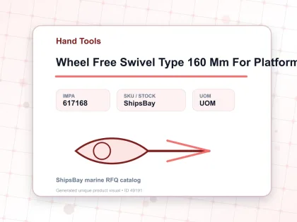 Wheel Free Swivel Type 160 Mm For Platform Truck - Hand Tools - IMPA 617168