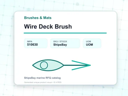 Wire Deck Brush - Brushes & Mats - IMPA 510630