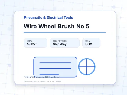 Wire Wheel Brush No 5 - Pneumatic & Electrical Tools - IMPA 591273