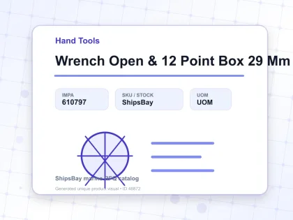 Wrench Open & 12 Point Box 29 Mm - Hand Tools - IMPA 610797