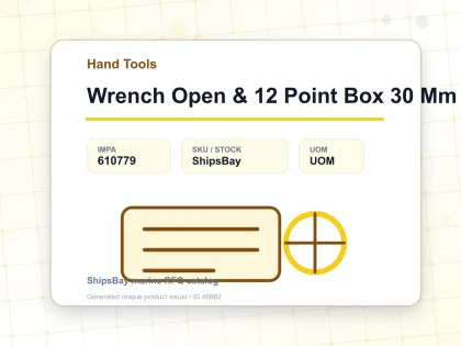 Wrench Open & 12 Point Box 30 Mm - Hand Tools - IMPA 610779