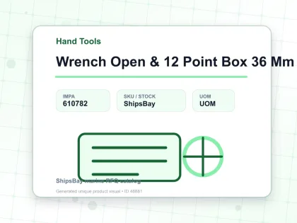 Wrench Open & 12 Point Box 36 Mm - Hand Tools - IMPA 610782