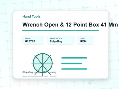 Wrench Open & 12 Point Box 41 Mm - Hand Tools - IMPA 610783