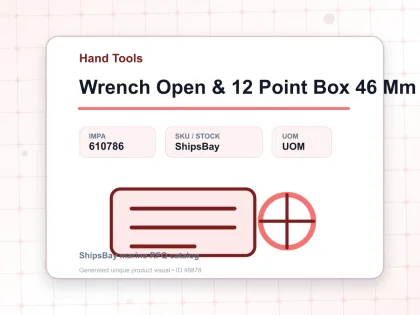 Wrench Open & 12 Point Box 46 Mm - Hand Tools - IMPA 610786
