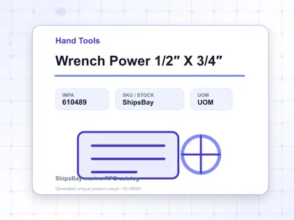 Wrench Power 1/2″ X 3/4″ - Hand Tools - IMPA 610489