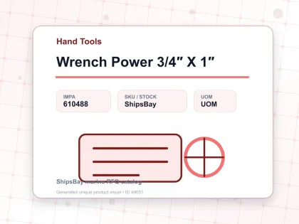 Wrench Power 3/4″ X 1″ - Hand Tools - IMPA 610488