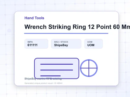 Wrench Striking Ring 12 Point 60 Mm - Hand Tools - IMPA 611111