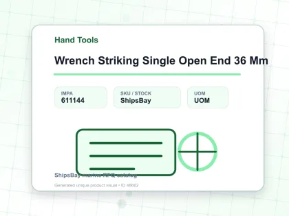 Wrench Striking Single Open End 36 Mm - Hand Tools - IMPA 611144