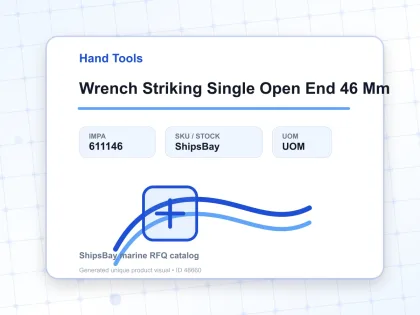 Wrench Striking Single Open End 46 Mm - Hand Tools - IMPA 611146