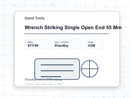 Wrench Striking Single Open End 55 Mm - Hand Tools - IMPA 611149