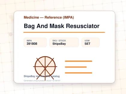 Bag And Mask Resusciator - Medicine — Reference (IMPA) - IMPA 391808 - UOM SET