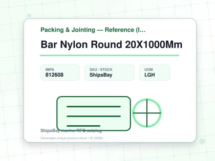 Bar Nylon Round 20X1000Mm - Packing & Jointing — Reference (IMPA) - IMPA 812608 - UOM LGH