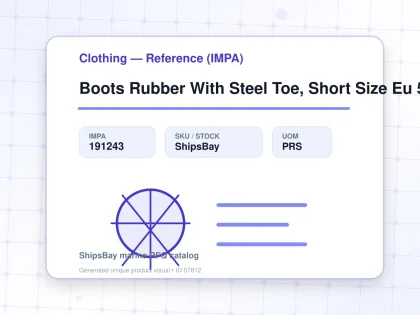 Boots Rubber With Steel Toe, Short Size Eu 50(30Cm) - Clothing — Reference (IMPA) - IMPA 191243 - UOM PRS