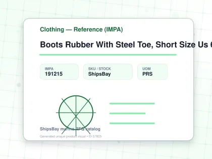 Boots Rubber With Steel Toe, Short Size Us 6(24Cm) - Clothing — Reference (IMPA) - IMPA 191215 - UOM PRS