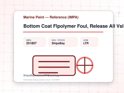 Bottom Coat Flpolymer Foul, Release All Vsl Foul Release - Marine Paint — Reference (IMPA) - IMPA 251807 - UOM LTR