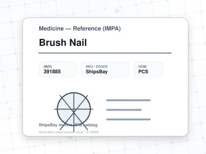 Brush Nail - Medicine — Reference (IMPA) - IMPA 391885 - UOM PCS