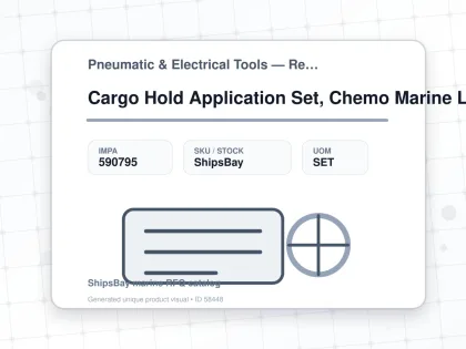Cargo Hold Application Set, Chemo Marine L42 - Pneumatic & Electrical Tools — Reference (IMPA) - IMPA 590795 - UOM SET