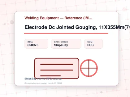 Electrode Dc Jointed Gouging, 11X355Mm(7/16"X14") 600Amp - Welding Equipment — Reference (IMPA) - IMPA 850975 - UOM PCS