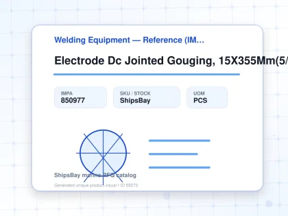 Electrode Dc Jointed Gouging, 15X355Mm(5/8"X14") 1000Amp - Welding Equipment — Reference (IMPA) - IMPA 850977 - UOM PCS