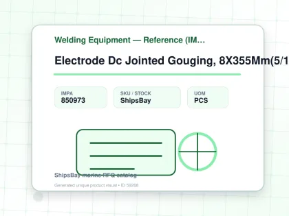 Electrode Dc Jointed Gouging, 8X355Mm(5/16"X14") 450Amp - Welding Equipment — Reference (IMPA) - IMPA 850973 - UOM PCS