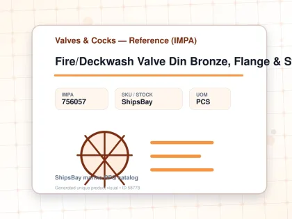 Fire/Deckwash Valve Din Bronze, Flange & Storz Angle #912 65Mm - Valves & Cocks — Reference (IMPA) - IMPA 756057 - UOM PCS