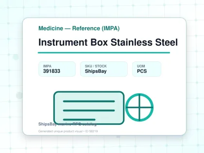 Instrument Box Stainless Steel - Medicine — Reference (IMPA) - IMPA 391833 - UOM PCS