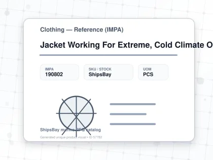 Jacket Working For Extreme, Cold Climate Orange L - Clothing — Reference (IMPA) - IMPA 190802 - UOM PCS
