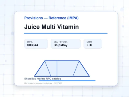 Juice Multi Vitamin - Provisions — Reference (IMPA) - IMPA 003844 - UOM LTR