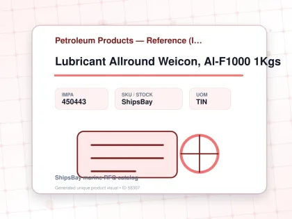 Lubricant Allround Weicon, Al-F1000 1Kgs - Petroleum Products — Reference (IMPA) - IMPA 450443 - UOM TIN