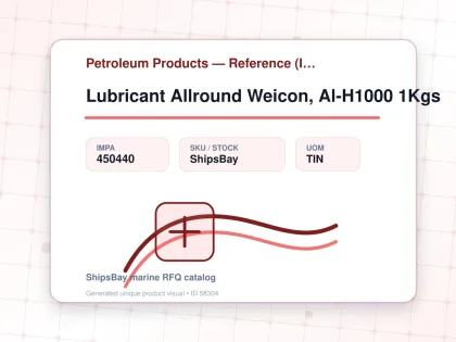 Lubricant Allround Weicon, Al-H1000 1Kgs - Petroleum Products — Reference (IMPA) - IMPA 450440 - UOM TIN