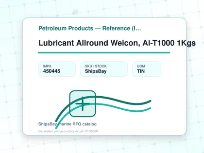 Lubricant Allround Weicon, Al-T1000 1Kgs - Petroleum Products — Reference (IMPA) - IMPA 450445 - UOM TIN