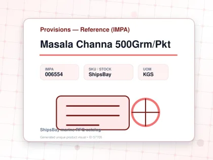 Masala Channa 500Grm/Pkt - Provisions — Reference (IMPA) - IMPA 006554 - UOM KGS