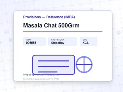 Masala Chat 500Grm - Provisions — Reference (IMPA) - IMPA 006555 - UOM KGS