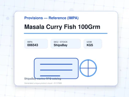 Masala Curry Fish 100Grm - Provisions — Reference (IMPA) - IMPA 006543 - UOM KGS