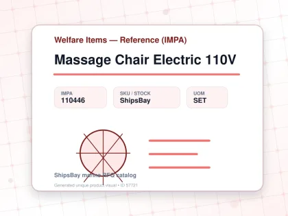 Massage Chair Electric 110V - Welfare Items — Reference (IMPA) - IMPA 110446 - UOM SET