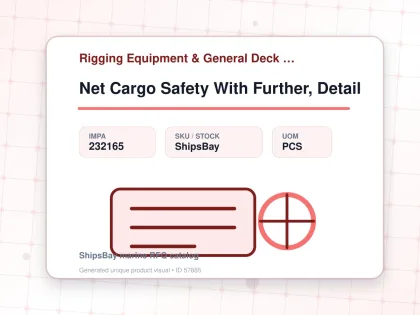 Net Cargo Safety With Further, Detail - Rigging Equipment & General Deck Items — Reference (IMPA) - IMPA 232165 - UOM PCS